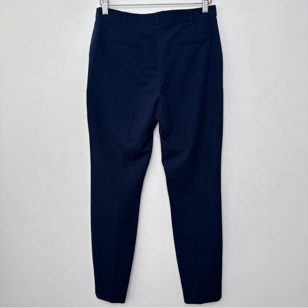 Topshop Womens 6 Navy Slim Fit Ankle Trouser - Picture 15 of 15